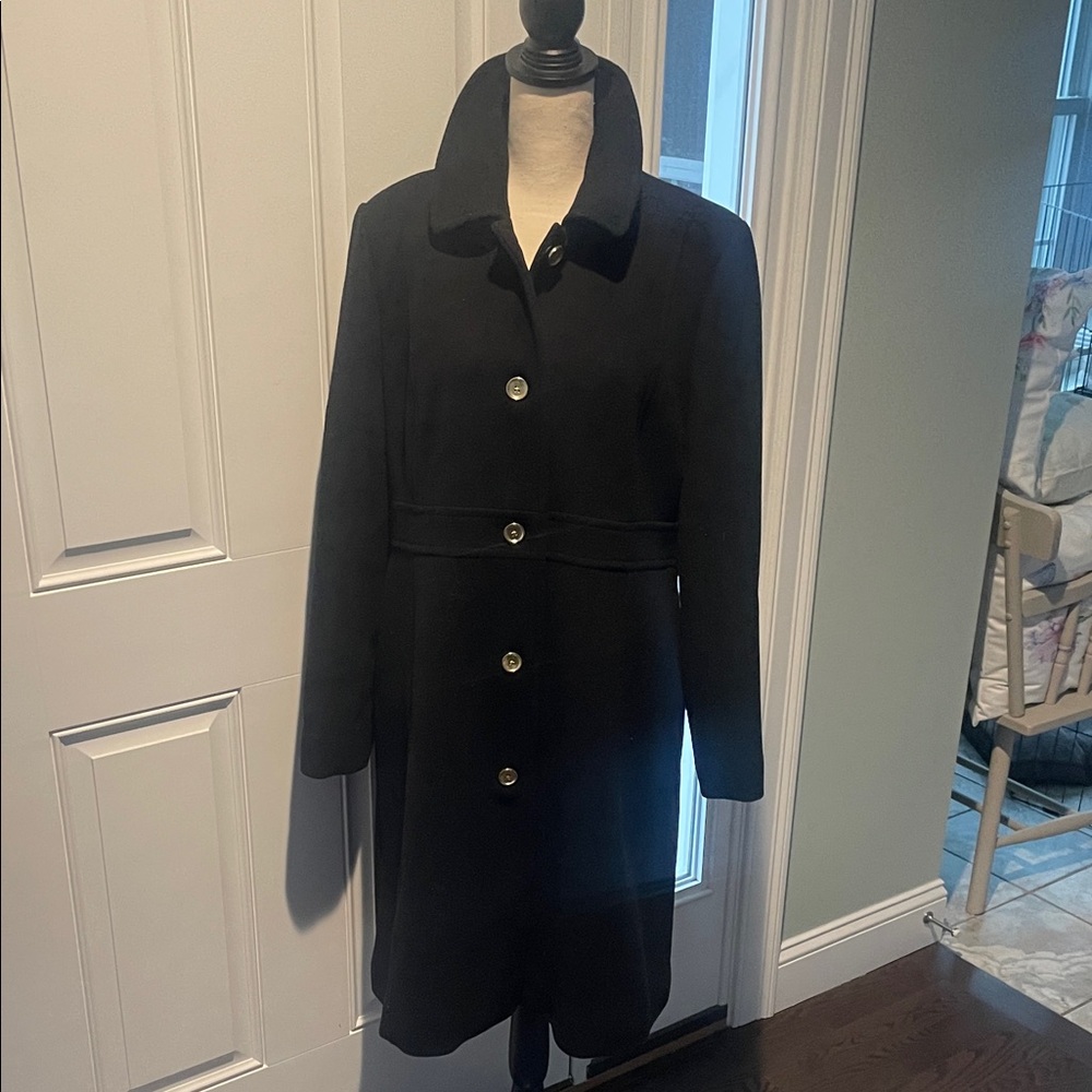 Elegant Black Women's Coat JCREW SIZE 16 WOOL COAT —WORN 2’s